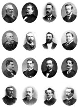 New Members of the London County Council, 1898. Creator: Unknown.