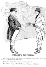 Advertisement for Player's Navy Cut tobacco, 1898. Creator: Unknown.