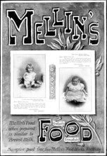 Advertisement for Mellin's Food for Infants & Invalids, 1898. Creator: Unknown.