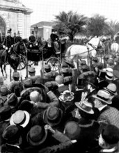 The Queen's Visit to the Riviera: Her Majesty's departure from Nice...for Cimiez, 1898.  Creator: Unknown.