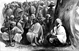 With the British Expedition from Accra to the Gold Coast Hinterland: Barbatu..., 1898. Creator: Unknown.