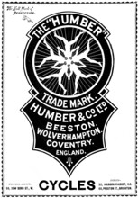 Advertisement for Humber's Cycles, 1898. Creator: Unknown.