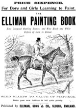 Advertisement for the Elliman Painting Book, 1898. Creator: Unknown.