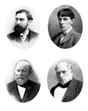 [Four portraits], 1898. Creator: Unknown.