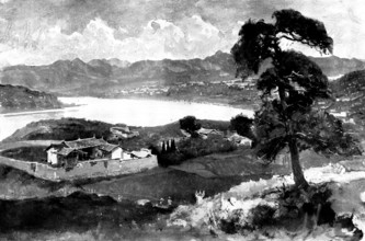 The Sack of the American Mission, Chung-King: north view of Chung-King and Kia-Ling River..., 1898. Creator: Unknown.