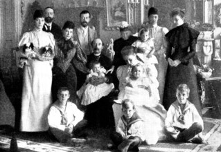 The King of Denmark's Eightieth Birthday: a royal group at Copenhagen, 1898. Creator: Unknown.