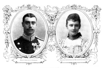 Royal Wedding at Cannes, 1898. Creators: Carl Sonne, Fritz Henschkel.