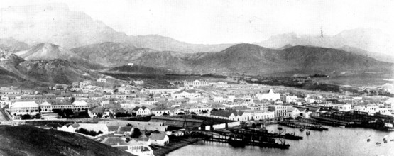 The Spanish-American War: views of St. Vincent, Cape Verde..., 1898. Creator: F. B. Foy.