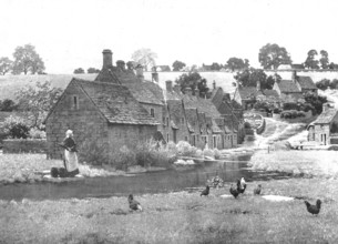 Pictures from the Royal Academy: Arlington Row, Gloucestershire - George D. Leslie, R.A., 1898. Creator: Unknown.