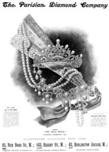 Advertisement for the Parisian Diamond Company, 1898. Creator: Unknown.