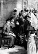 The Queen at Netley Hospital: Her Majesty conferring the Victoria Cross..., 1898. Creator: Unknown.