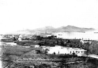 The Spanish-American War:...Grand Canary Island...port of Las Palmas and the Isleta..., 1898. Creator: Charles Nanson.