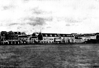 The Spanish-American War: the harbour, Willemstad, Curaçoa, 1898. Creator: Unknown.