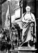 The tombs of statesmen in Westminster Abbey: Sir Robert Peel, 1898. Creator: Unknown.