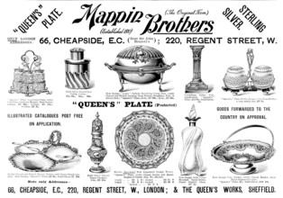 Advertisement for Mappin Brothers, 1898. Creator: Unknown.