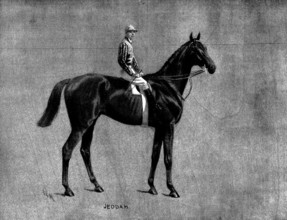 Mr. J. W. Larnach's Jeddah, winner of the Derby, 1898. Creator: Unknown.