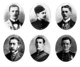 Six portraits, 1898. Creators: Unknown, Russel & Co, Lafayette, G. West and Son, Wyrall & Son.