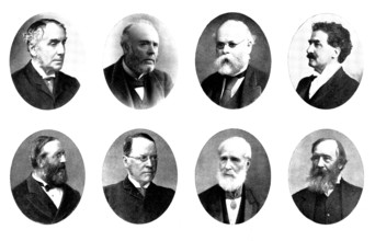 Various portraits, 1898. Creators: Unknown, Elliott & Fry, Chancellor and Son, Russel & Co, Maull & Fox.