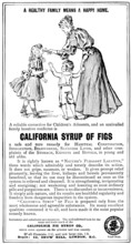 Advertisement for California Syrup of Figs, 1898. Creator: Carl Hentschel.