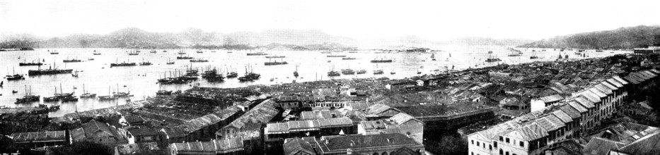 The Chinese Question: the harbour of Hong Kong..., 1898. Creator: Unknown.