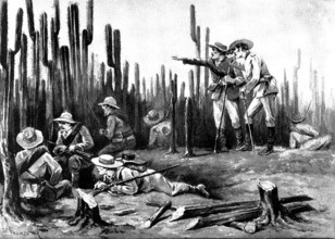 The Spanish-American War: Spanish outposts in Cuba - a natural stockade, 1898. Creator: Unknown.