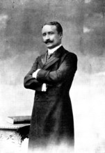 M. Paul Deschanel, the newly elected President of the French Chamber of Deputies, 1898.  Creator: Eugene Pirou.