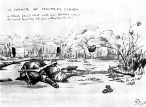 The Soudan Advance: a corner of Mahmud's Zareba, 1898. Creator: Unknown.