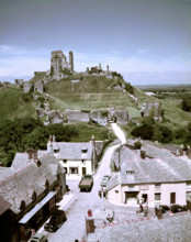 Corfe Castle, Dorset, c1955-1970. Creator: Arthur Charles Kirby Ware.