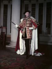 Sir Thomas Innes of Learney, Lord Lyon King of Arms, Signet Library, Edinburgh, Scotland, 1952. Creator: Arthur Charles Kirby Ware.