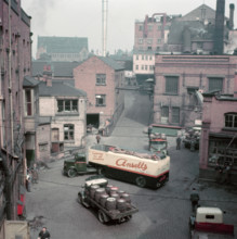 Yard of Ansells Brewery, Aston, Birmingham, c1955.  Creator: Arthur Charles Kirby Ware.