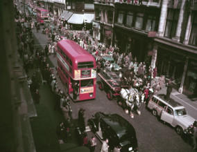 The Crown Jewels being paraded through the streets, London, 1953. Creator: Arthur Charles Kirby Ware.