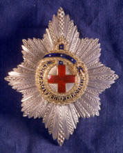 Badge of the Order of the Garter, c1955. Creator: Arthur Charles Kirby Ware.
