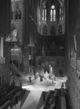 Rehearsal for a passion play, Westminster Abbey, London, c1955.  Creator: Arthur Charles Kirby Ware.