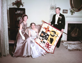 The High Commissioner for Australia and his family, 1953. Creator: Arthur Charles Kirby Ware.