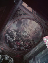 The ceiling of the Chapel of Chatsworth House, Derbyshire, c1955. Creator: Arthur Charles Kirby Ware.