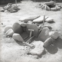 Bronze Age burial site, St Mary's, Scilly Isles, c1955. Creator: Arthur Charles Kirby Ware.