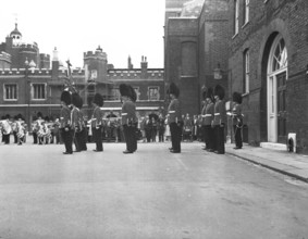 Guards at St James' Palace, London, c1955. Creator: Arthur Charles Kirby Ware.