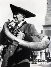 Horn blower, Ripon, Yorkshire, c1955.  Creator: Arthur Charles Kirby Ware.