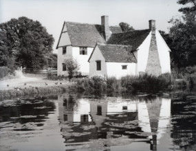 Willy Lott's Cottage, Flatford, East Bergholt, Suffolk, c1955.  Creator: Arthur Charles Kirby Ware.