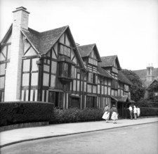 Shakespeare's birthplace, Stratford-upon-Avon, Warwickshire, c1955. Creator: Arthur Charles Kirby Ware.