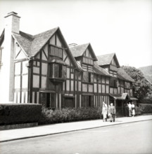 Shakespeare's birthplace, Stratford-upon-Avon, Warwickshire, c1955. Creator: Arthur Charles Kirby Ware.