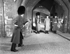 Ceremony of the Keys, Tower of London, c1955. Creator: Arthur Charles Kirby Ware.