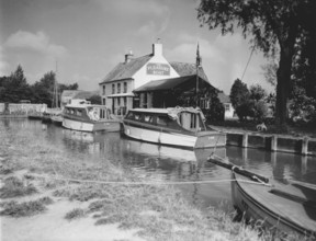 The Pleasure Boat Inn, Norfolk Broads, c1955. Creator: Arthur Charles Kirby Ware.