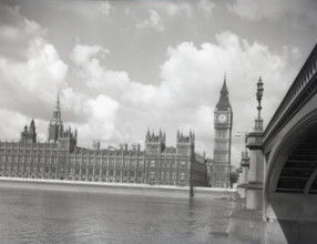 Houses of Parliament, London, c1955. Creator: Arthur Charles Kirby Ware.