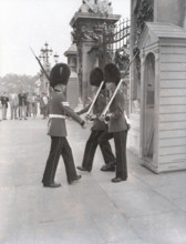 Changing the Guard at Buckingham Palace, London, c1955. Creator: Arthur Charles Kirby Ware.