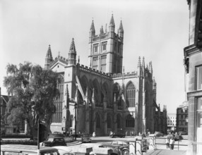 Bath Abbey, Bath, c1955. Creator: Arthur Charles Kirby Ware.