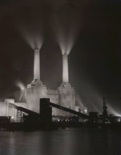 Battersea Power Station, London, c1955. Creator: Arthur Charles Kirby Ware.