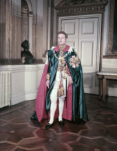 A model wearing the mantle and insignia of the Order of St Michael and St George, c1950s. Creator: Arthur Charles Kirby Ware.