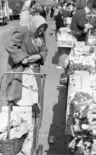 Portobello Market, London, c1955.  Creator: Arthur Charles Kirby Ware.