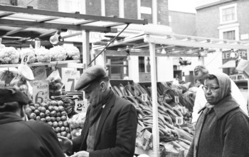 Portobello Market, London, c1955.  Creator: Arthur Charles Kirby Ware.